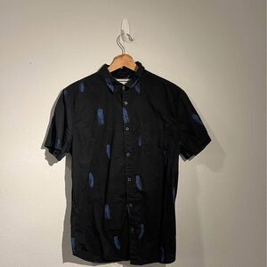 Blue Jellyfish Button Down Shirt